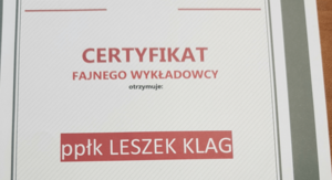 Dyplom ISP fajnego wykładowcy